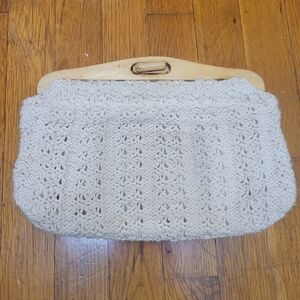 Vintage Knit Clutch